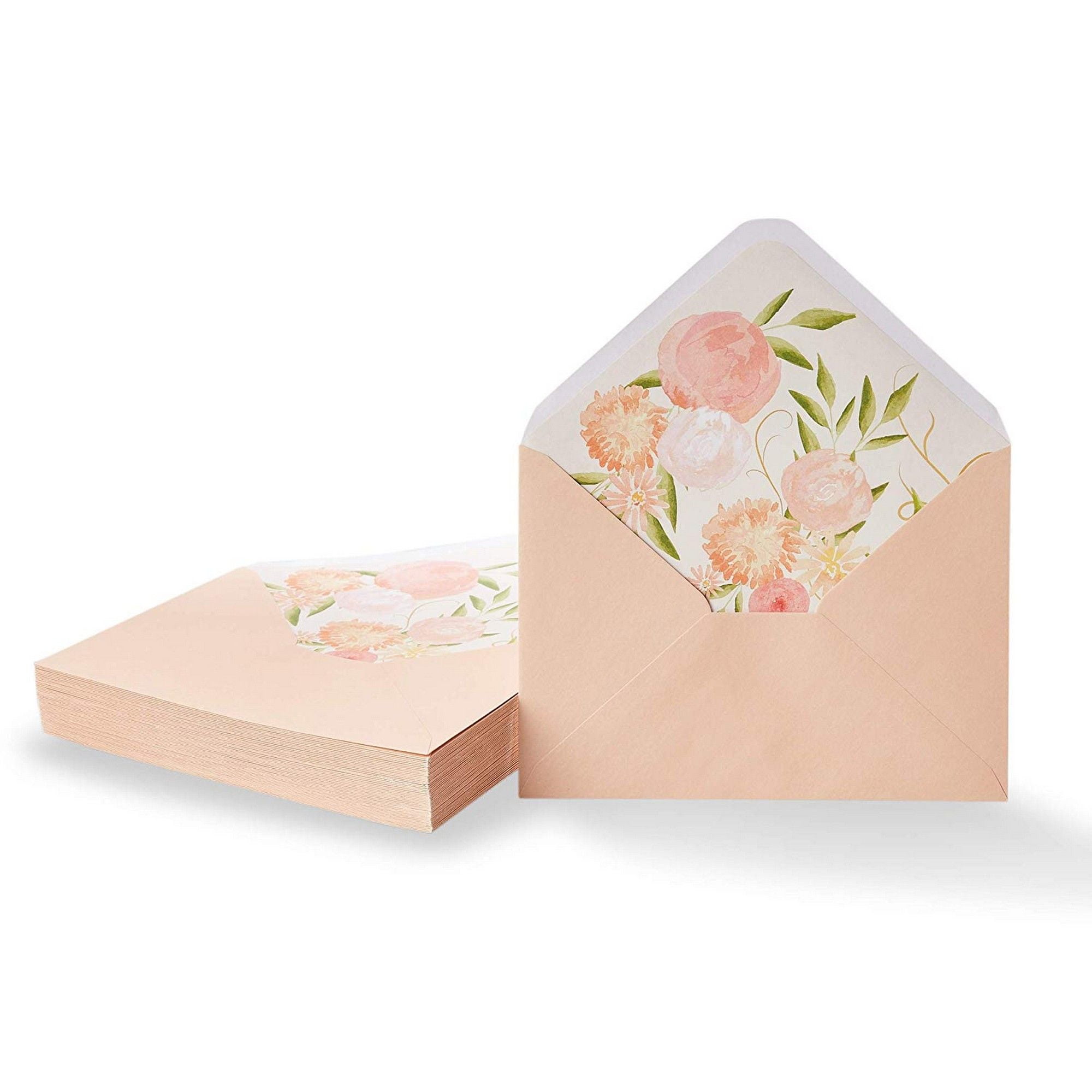 50Pack A7 Blush Pink Special Occasion Invitation Envelopes for 5x7