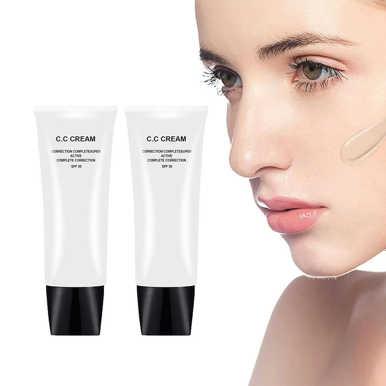 Skin Tone Adjusting CC Cream SPF 43, Colour Correcting Self Adjusting for  Mature Skin( Natural Color)