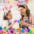 thumbnail image 3 of Rellenos para huevos de Pascua PIONJOY, paquete de 24 con luces de dedo para niños, 3 of 8