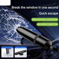 thumbnail image 3 of Tefola 2 Pcs Safe Pro X Car Emergency Hammer Car Escape Tool with Seat Belt Cutter Quick Emergency Window Breaker Escape Safety Hammer Car Windscreen Breaker & Safe Pro X Emergency Tool (Black+Red), 3 of 5