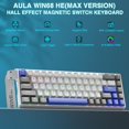 thumbnail image 6 of Restored AULA WIN68 HE MAX - Hall Effect Gaming Keyboard with Magnetic Switch, Adjustable Actuation Fast Trigger Mode, 8KHz Polling Rate, RGB Backlit Wired Mechanical Gaming Keyboard, 6 of 8
