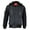 Black / Black, variant on Maximos Men's Sherpa Lined Removable Hood Multi Pocket Zipper Bomber Jacket (Khaki, M)