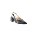 thumbnail image 6 of Sam Edelman Petra Black Leather Pointed Toe Block Heel Slingback Fashion Pumps (Black, 8.0), 6 of 8