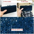 thumbnail image 5 of Evening Bags and Clutches Women Formal Crystal Clutch Handbags Wedding Rhinestone Clutch Purse,Mini, 5 of 10