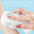 thumbnail image 4 of Magic Exfoliating Bath Sponge, Exfoliating Bath Sponge, 3D Super Soft exfoliating Bath Sponge, Skin Friendly and Reusable Sponges, ExfoliatingSponge (3PC-B), 4 of 5