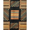thumbnail image 1 of Ahgly Company Machine Washable Indoor Rectangle Abstract Bronze Brown Area Rugs, 2' x 4', 1 of 7