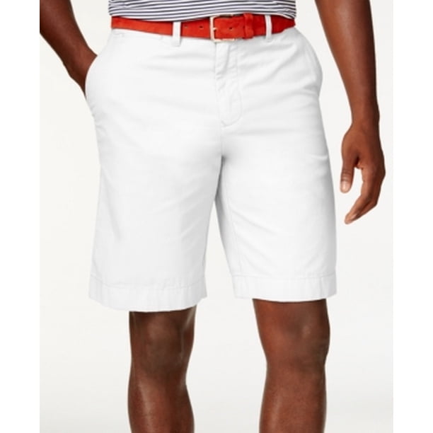 white tommy shorts