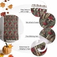 thumbnail image 5 of Shower Curtain 54"W x 78"L Red Mushrooms Fern Texture Fabric Shower Curtains Set with Hooks Water Repellent Bathroom Curtains Machine Washable Bathroom Accessories, 5 of 6