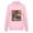Pink, variant on Charmgo Graphic Hoodies Under $15, Women's Casual Lightweight Hoodie Long Sleeve Sweatshirt Hooded Sweater Winter Clothes for Women, Black Hoodies for Women L