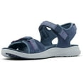 thumbnail image 2 of Columbia Womens Leather Ankle Strap Sandal 5 Zinc/Foxglove, 2 of 9