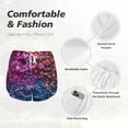 thumbnail image 4 of Hirioo Heart Confetti on Glitter for Women's Double Layer Athletic Shorts High-Performance Gym Shorts with Inner Pocket, Elastic Waistband-Medium, 4 of 7