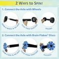thumbnail image 2 of Brain Flakes Tube-Go - Wheels & Axles (8 sets), 2 of 7