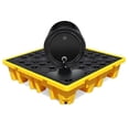 thumbnail image 1 of Leaking Platform, Modular Leakage Retention Pallet, Collection Tray (72x72x16cm) Yellow, 1 of 5