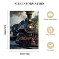 thumbnail image 2 of ONETECH Canvas Print Wall Art Set Vintage Retro Steam Engine Train at Depot Nature Photography Rustic Scenic Colorful Landscape for Living Room, Bedroom, Office -, 2 of 5