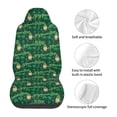 thumbnail image 5 of Xecao St Patrick's Day9 Print Car Seat Cover in That Fits Most Cars, Vans, SUVs, and Trucks., 5 of 7
