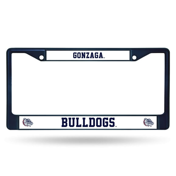 Rico Industries NcAA gonzaga Bulldogs Standard chrome License Plate Frame