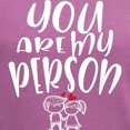thumbnail image 3 of CafePress - You Are My Person Lovely Couple T Shirt - Women's V-Neck Dark T-Shirt, 3 of 4