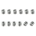 thumbnail image 1 of Adaptateurs de Filetage Manchon Réducteur Écrou, 12 Pcs M5x0.8 Mâle à M3x0.5 Femelle Réparation Insert Écrou Vis Réducteur Conversion 303 Acier Inoxydable Attache 5mm, 1 of 7