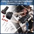thumbnail image 2 of Conector a prueba de agua de inyector de combustible de 2 pines Unique Bargains, conector de terminal de cable macho hembra para Chevrolet, 1 juego, 2 of 6