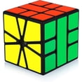 thumbnail image 1 of 2 pcs Magic Smooth Speed Cube Puzzle Twist Magic Cube Holiday Gift for Kids Adults Black, 1 of 5