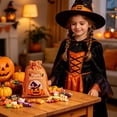 thumbnail image 2 of AZXY Halloween Trick or Treat Bags Drawstring Pumpkin Candy Pouches, Reusable Happy Halloween Gift Treat Sacks for Holiday Costume Party Favors & Halloween Decor Supplies, 2 of 7