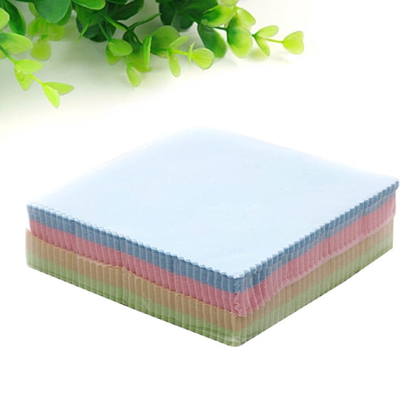 BESTOYARD Jewelry Polishing Cloth Microfiber Random Color for Jewelry 1Pack