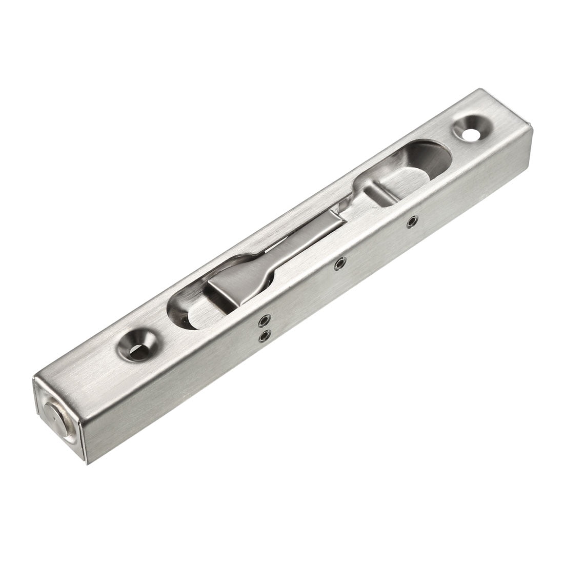 Flush Bolt 6 Inch Stainless Steel Security Door Guard Lever Action Latch Slide Lock 2 Pcs Silver