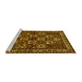 thumbnail image 2 of Ahgly Company Machine Washable Indoor Rectangle Animal Yellow Traditional Area Rugs, 2' x 4', 2 of 4