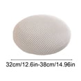 thumbnail image 3 of Dongrere Stretch Bar Stool Seat Cover, Striped Round Cushion, Anti-Slip Chair Cover for Bar Kitchen Living Room Use, Gray, 3 of 6