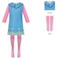 thumbnail image 3 of Disfraz de animé para niños, disfraz de amapola para niñas, pelucas, disfraz de Halloween para niños, trajes de carnaval de Purim, 3 of 5