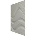 thumbnail image 4 of Ekena Millwork 19 5/8"W x 19 5/8"H Wave EnduraWall Decorative 3D Wall Panel, Gloss Merlot (Covers 2.67 Sq. Ft.), 4 of 6