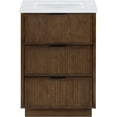 thumbnail image 5 of Meridian Furniture Willard 24" Brown Engineered Stone Bathroom Vanity, 5 of 13