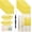 Morandi Color, variant on 800 count Transparent Sticky Notes, Morandi Yellow Clear Sticky Notes, 3"x3"  Translucent Sticky Note Pads, Index Tabs, Clear  it Notes for  Study, See Through Sticky Notes