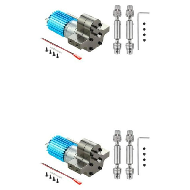 maskred Metal Box Transfer 370 Motor Accessory for WPL C14 Q60 Titanium Color 3.17mm 2Set