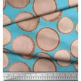 thumbnail image 3 of Soimoi Cotton Voile Fabric Shells Ocean Print Fabric by the Yard 56 Inch Wide, 3 of 3