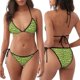 thumbnail image 3 of Balery Cute Green Frog Pijama Estampado Bikini de Dos Piezas para Mujer - Conjunto de Bikini Ajustable Sexy y Cómodo para Playa, 3 of 6