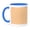 Blue/White, variant on 3drose, Lite Peach, 15oz Mug