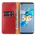 thumbnail image 4 of (Red)For Huawei Mate 40 Fierre Shann PU Genuine Leather Texture Horizontal Flip Leather Phone Case, 4 of 5