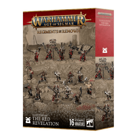 Games Workshop - Warhammer Age of Sigmar - Blades of Khorne - The Red Revalation Regiment of Renown