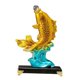 thumbnail image 1 of Estatua de pez koi de resina, figura decorativa para escritorio, mesa, centro de mesa, gabinete Oro, 1 of 9