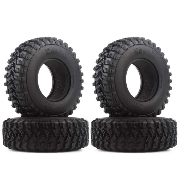 INJORA Pneus RC 1.9 Pouces 4 Pcs Ensemble de Pneus en Caoutchouc RC pour 1:10 RC Crawler Axial SCX10 SCX10 III AXI03007 D90 TF2 MST Tamiya