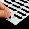 thumbnail image 5 of Small Arrow Sticker Label 1.2x0.5", 450 Pcs Adhesive Color Coding Decal, Black, 5 of 6