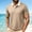 Khaki, variant on jjayotai Mens Shirts Short Sleeve Shirts Casual V Neck Loose Fitted T Shirt Vintage Golf T Shirts Old Money Tops