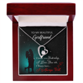 thumbnail image 1 of To My Girlfriend I Love You Forever Forever Necklace w Message Card, 1 of 8