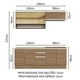 thumbnail image 5 of Cocina Integral 200cm Marrón Glamy MADESA 03, 5 of 5