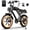 V30-15.6AH-Black, variant on Movcan V30 Electric Bike for Adult, 1000W 20" Fat Tire 48V 15.6AH Removable Battery, 28MPH 7-Speed Disc Brake Off-Road Mountain Ebike UL2849