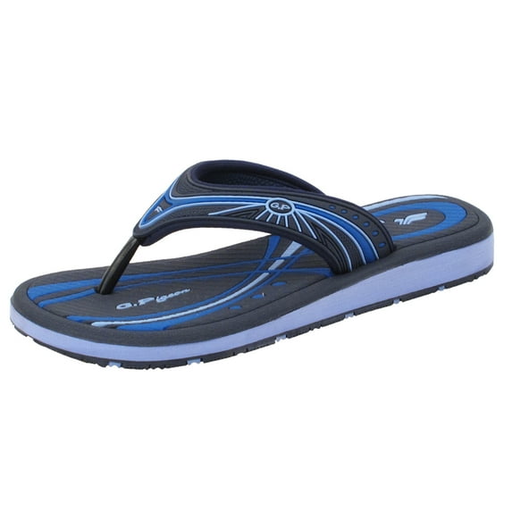 GP5810 Men Women Youth Flip Flops, Navy-6895, EU41