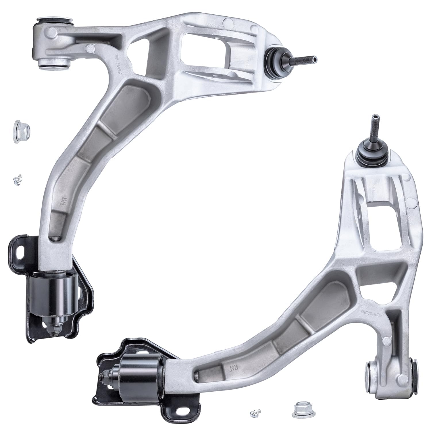 Detroit Axle - 10pc Suspension Kit for 03-06 Ford Crown Victoria Lincoln Town Car 03-04 Mercury Grand Marquis, 4 Upper and Lower Control Arms w/Ball Joints, 4 Tie Rods, 2 Sway Bar Links Replacement