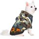 thumbnail image 2 of Balery Sunflower Field Spotted Dog Sudadera con Capucha para Perros Pequeños – Ropa para Mascotas, Disfraz para Perros y Gatos, Ideal para Fiestas y Cosplay-X-Small, 2 of 7