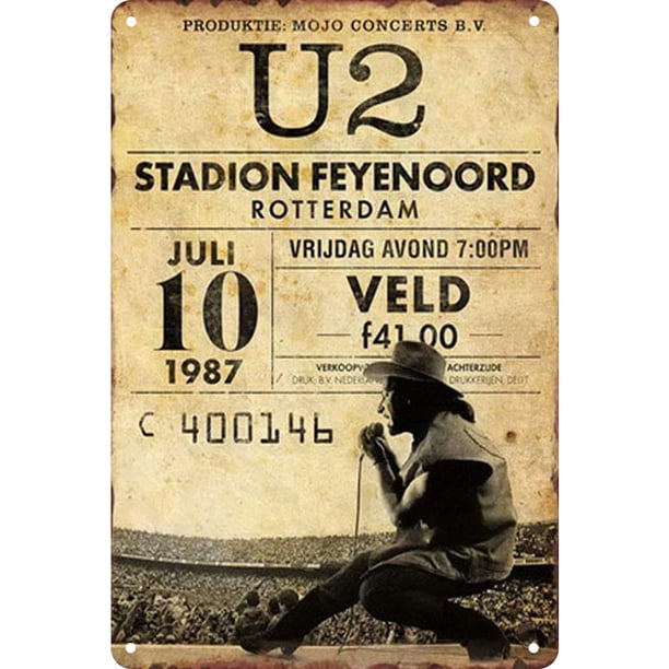 Rectangular Hojalata 20*30cm Plano Estadio Rotterdam Serie Bodegones
